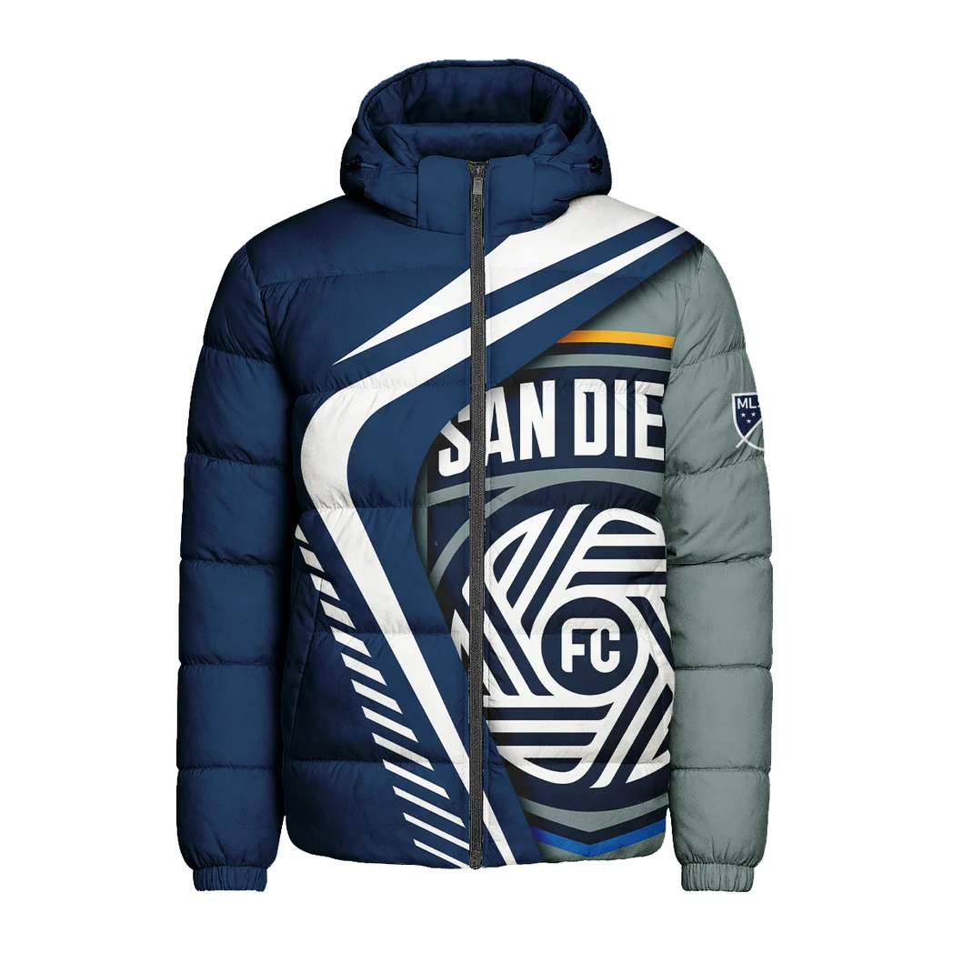 Play Rhythm Hooded Cotton Jacket, Sport Culture Street Puffer HVN1298SD - Image 2