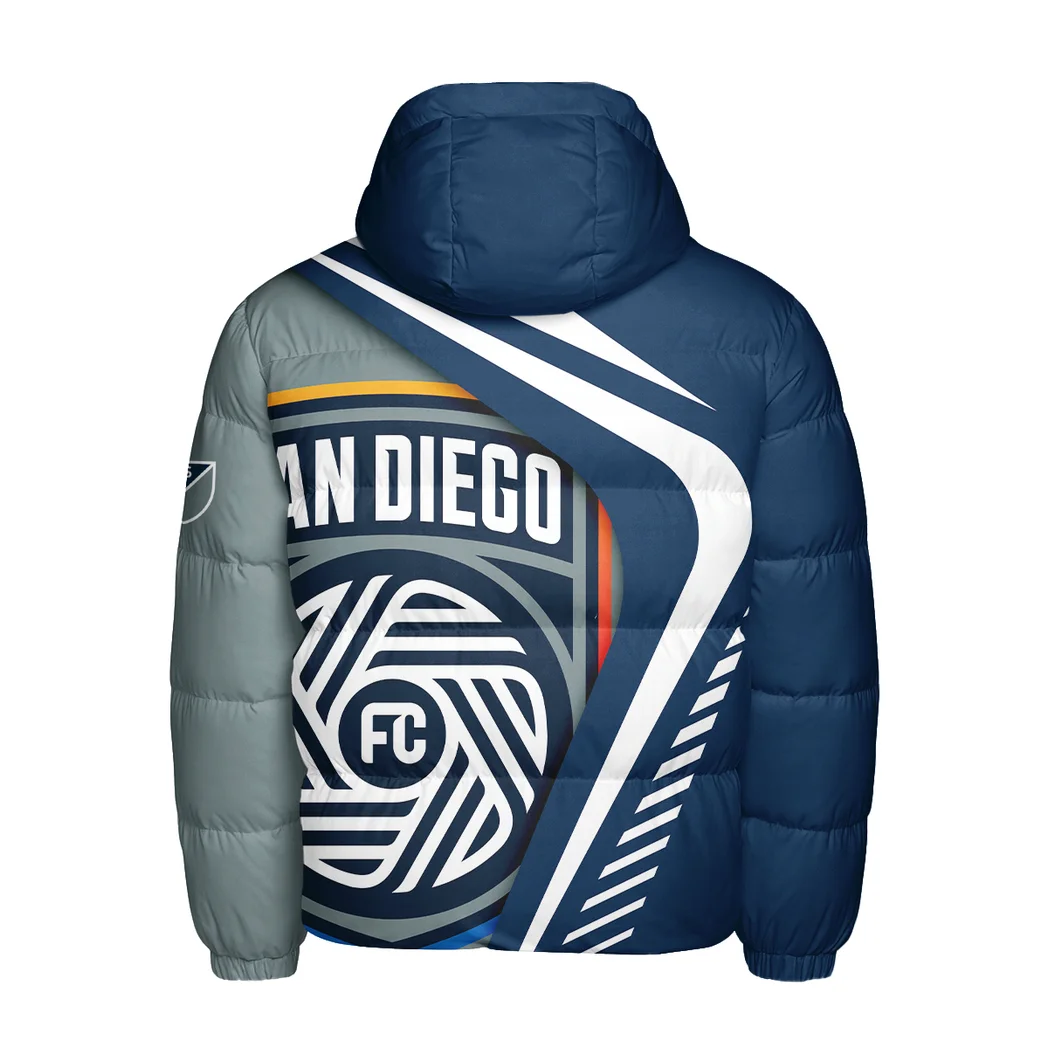 Play Rhythm Hooded Cotton Jacket, Sport Culture Street Puffer HVN1298SD - Image 3