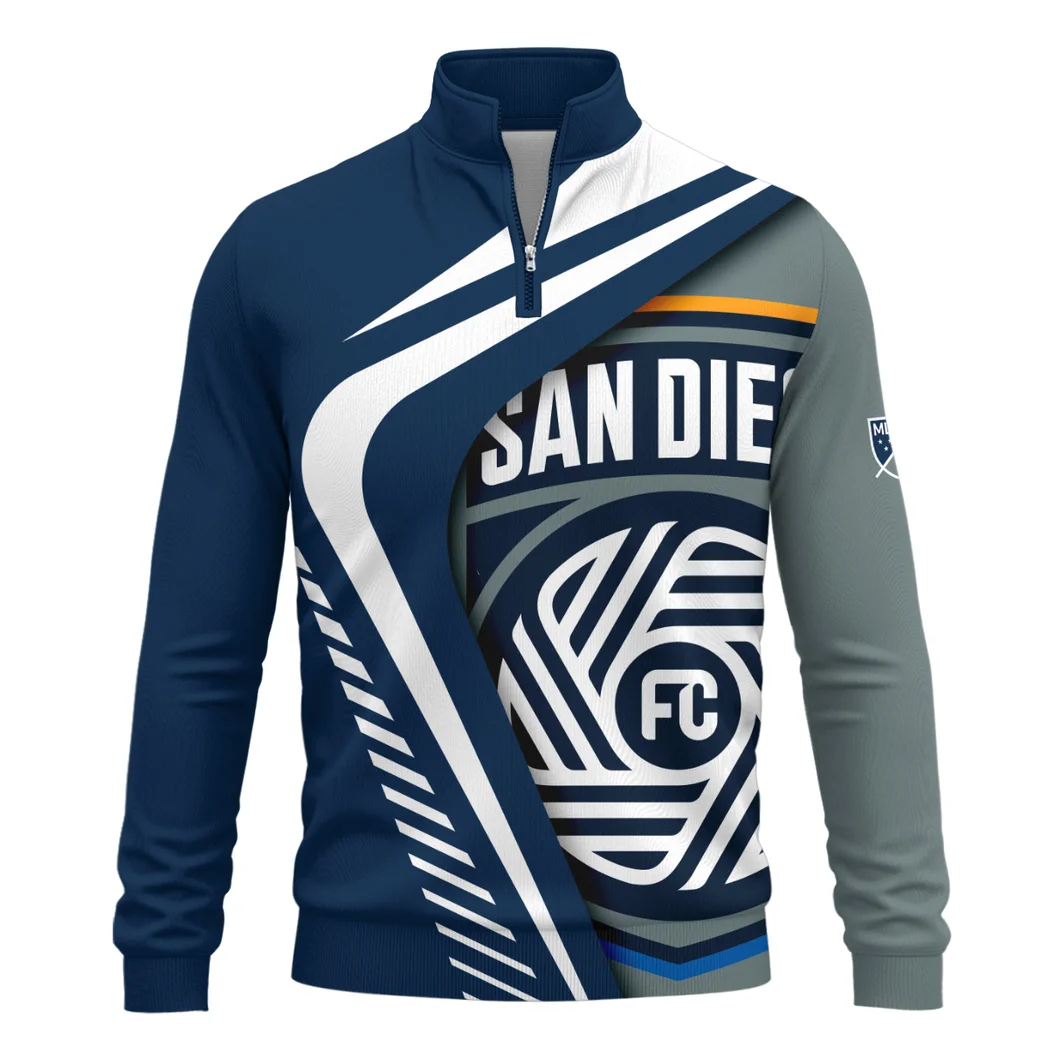 Fan Flow Quarter-Zip Sweatshirt, Performance Quarter-Zip for Fans HVN1298SD - Image 2