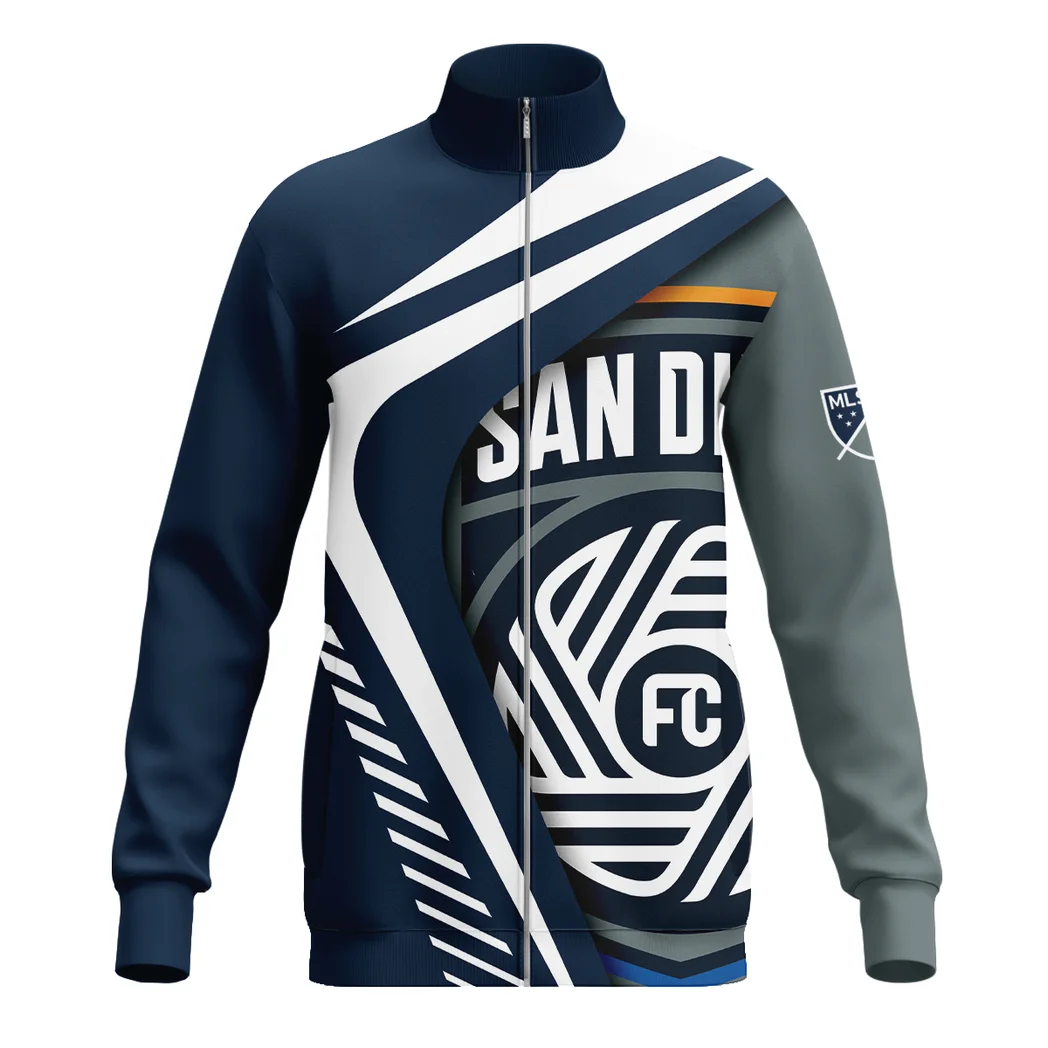 Goal Rising Stand Collar Jacket, Stylish Jacket for True Fans HVN1298SD - Image 2