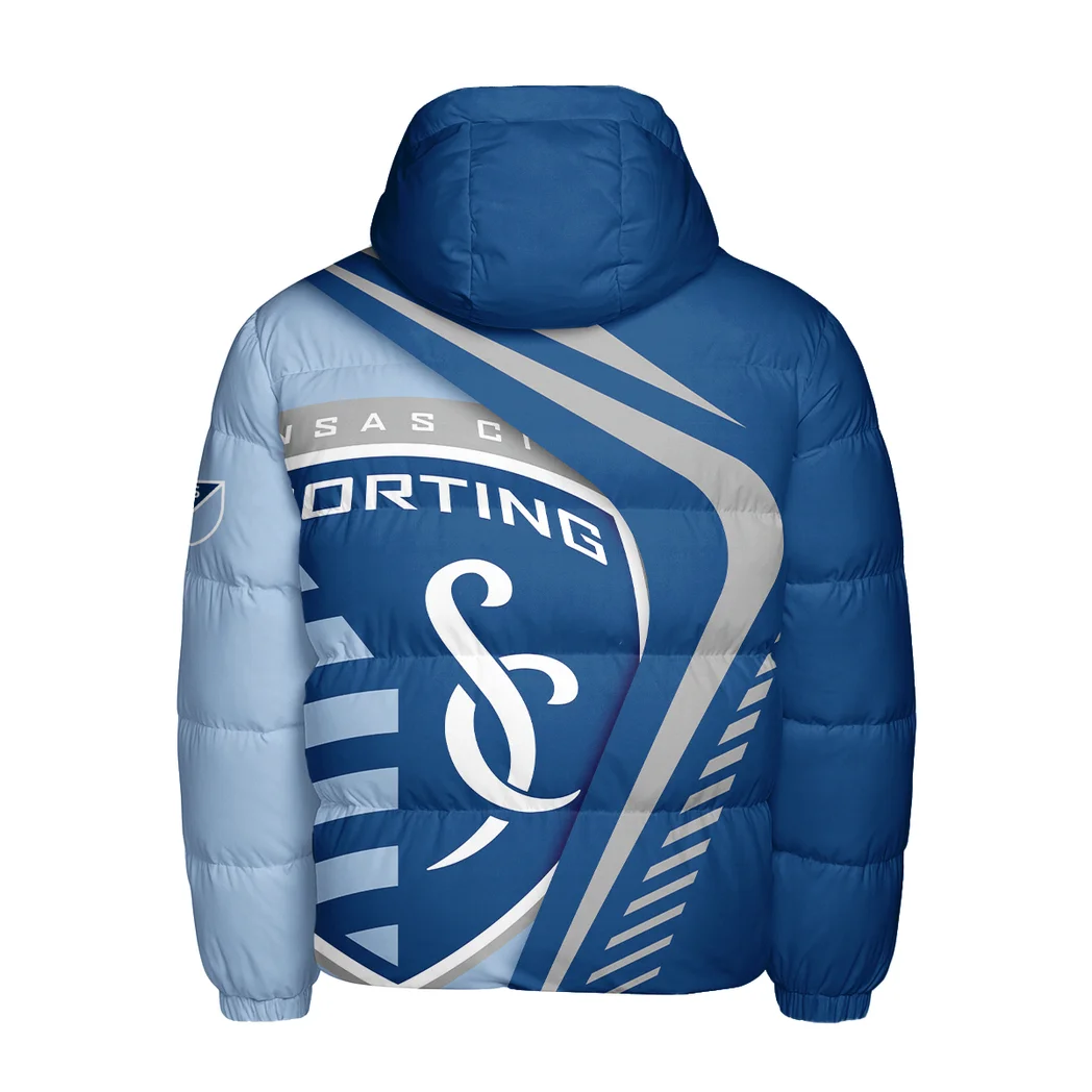 Fan Pulse Hooded Cotton Jacket, Game Day Cold-Weather Gear HVN1298SK - Image 3