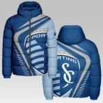 Fan Pulse Hooded Cotton Jacket, Game Day Cold-Weather Gear HVN1298SK