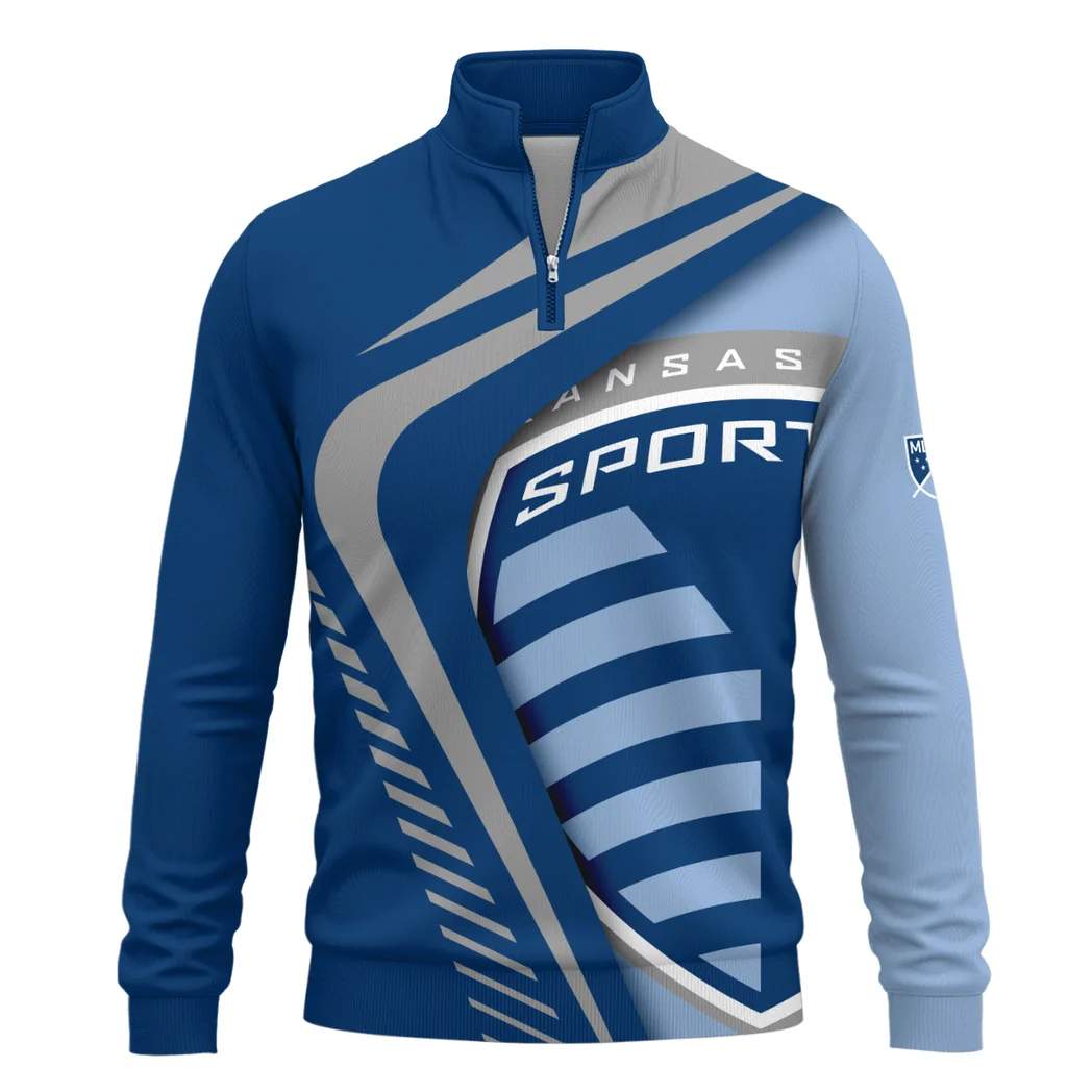 Goal Core Quarter-Zip Sweatshirt, Lightweight Stretch HVN1298SK - Image 2