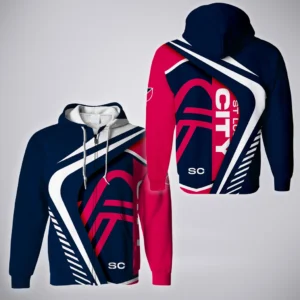 Game Day Pride Zipper Hoodie, Casual Sport Full-Zip Hoodie HVN1298SL