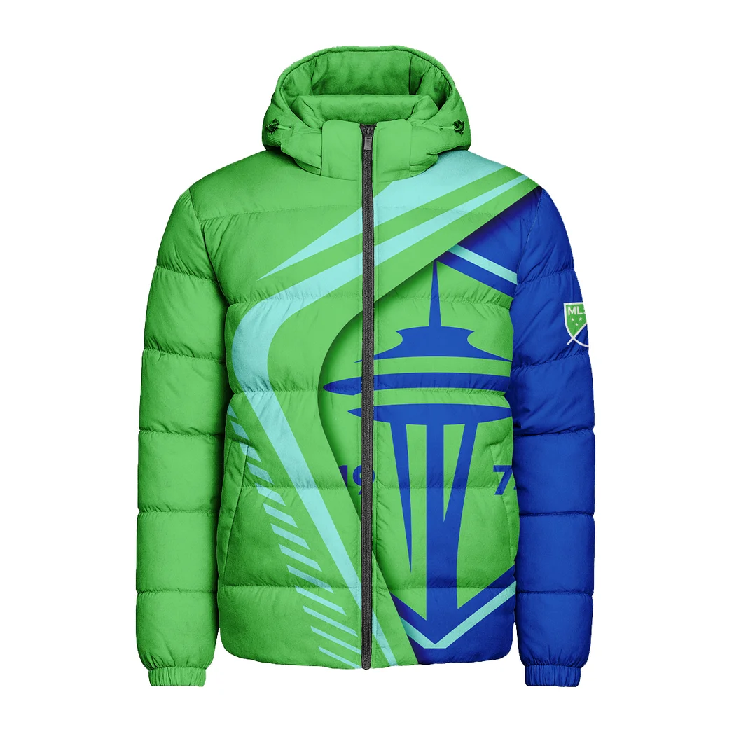 Goal Rising Hooded Cotton Jacket, Stadium Cold-Day Essential HVN1298SS - Image 2