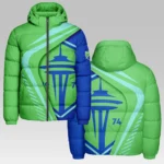 Goal Rising Hooded Cotton Jacket, Stadium Cold-Day Essential HVN1298SS