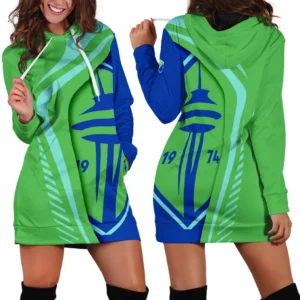 Kick Rhythm Hoodie Dress, Essential Women's Hoodie Dress HVN1298SS