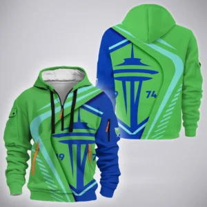 Support Core Hoodie Half Zip 3D, Active Supporter Half-Zip Hoodie HVN1298SS