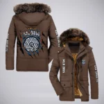 Support Beat Parka Hoodie, Cold-Weather Comfort Sport Hoodie HVN1299SD - Coffee