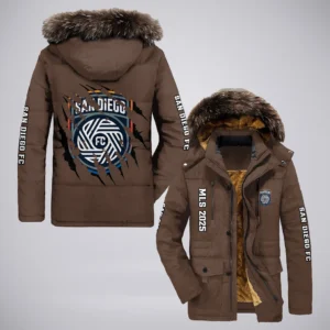 Support Beat Parka Hoodie, Cold-Weather Comfort Sport Hoodie HVN1299SD - Coffee