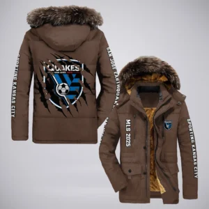 Unity Fans Parka Hoodie, Athletic Style Everyday Parka Hoodie HVN1299SJ - Coffee