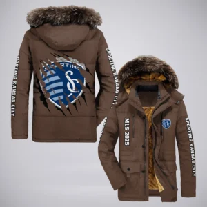Kick Flow Parka Hoodie, Team Spirit Winter Warmth Hoodie HVN1299SK - Coffee