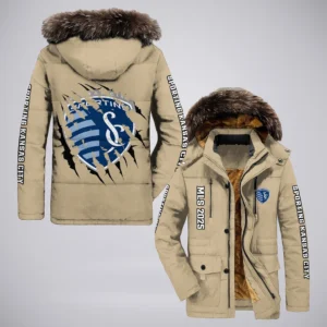 Game Beat Parka Hoodie, Athletic Style Everyday Parka Hoodie HVN1299SK - Khaki