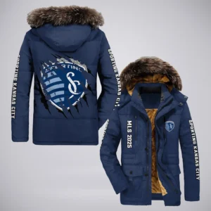 Fan Energy Parka Hoodie, Sport Fan All-Weather Parka HVN1299SK - Navy