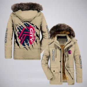 Match Energy Parka Hoodie, Winter Game Ready Parka Hoodie HVN1299SL - Khaki