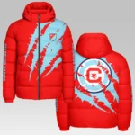 Fan Culture Hooded Cotton Jacket, Premium Sport Fan Puffer HVN1300CF