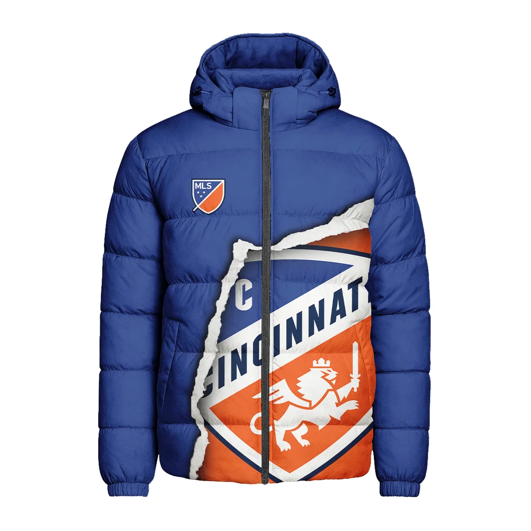 Match Core Hooded Cotton Jacket, Streetwear Style Fan Jacket HVN1300CF - Image 2