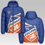 Match Core Hooded Cotton Jacket, Streetwear Style Fan Jacket HVN1300CF