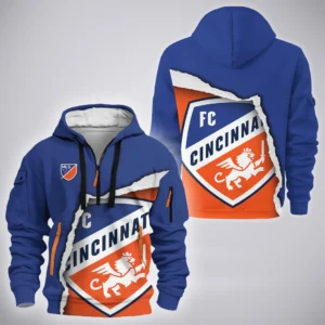 Match Core Hoodie Half Zip 3D, Supporter Spirit Hoodie HVN1300CF