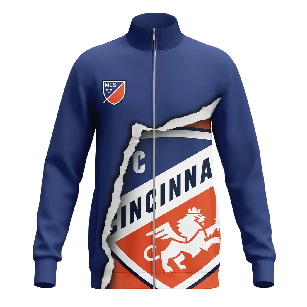 Match Core Stand Collar Jacket, Casual Fit Game Day Ready Jacket HVN1300CF - Image 2