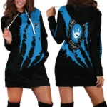 Match Core Hoodie Dress, Graphic Fan Hoodie Dress HVN1300CH