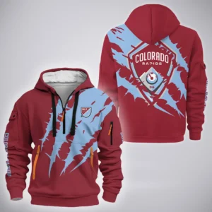 Fan Beat Hoodie Half Zip 3D, Sporty Fan Half-Zip Hoodie HVN1300CR