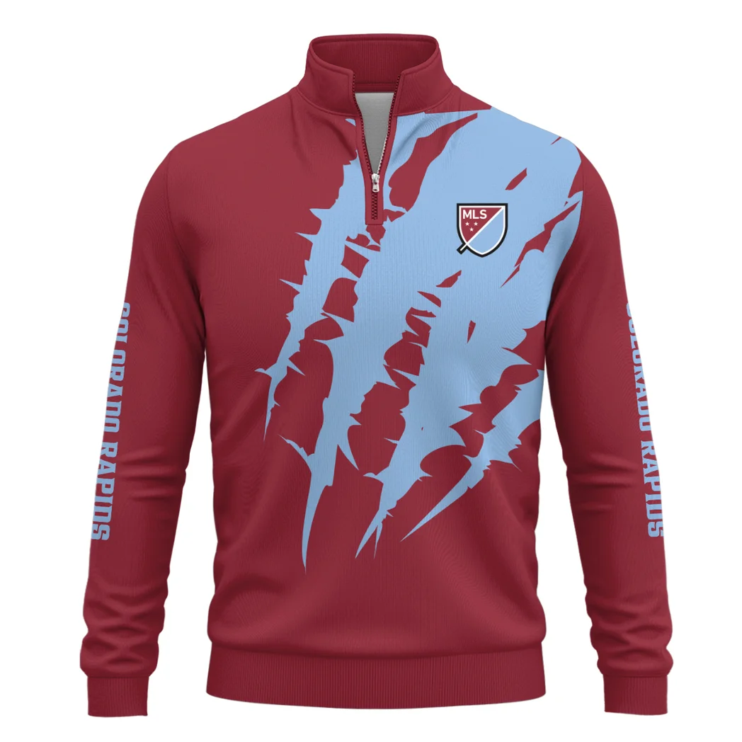 True Energy Quarter-Zip Sweatshirt, Team Spirit Quarter-Zip Sweatshirt HVN1300CR - Image 2