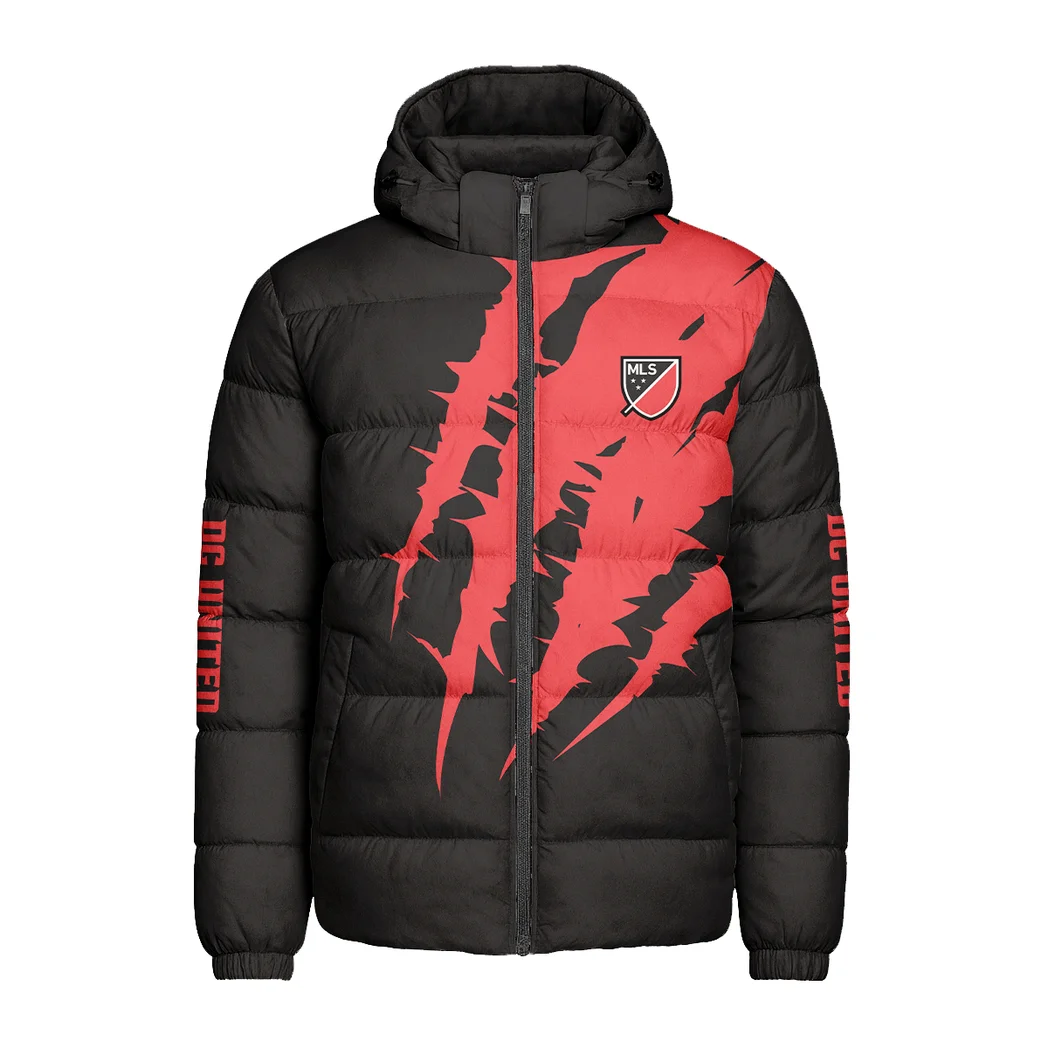 Game Pulse Hooded Cotton Jacket, Casual Everyday Fan Puffer HVN1300DC - Image 2