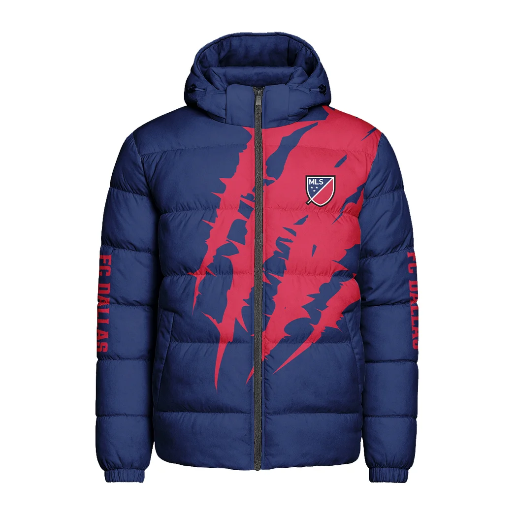 Goal Rising Hooded Cotton Jacket, Sport Culture Street Puffer HVN1300FC - Image 2