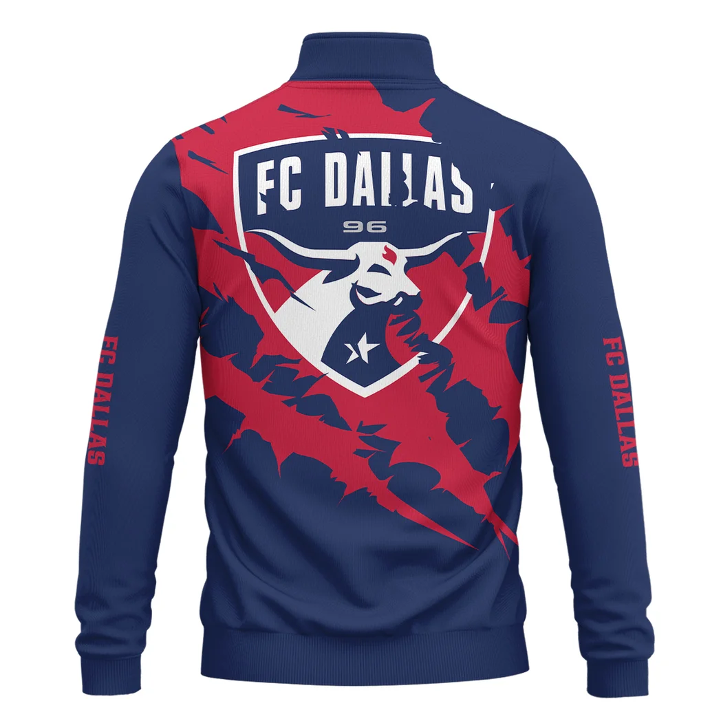 Goal Rising Quarter-Zip Sweatshirt, Team Spirit Quarter-Zip Sweatshirt HVN1300FC - Image 3