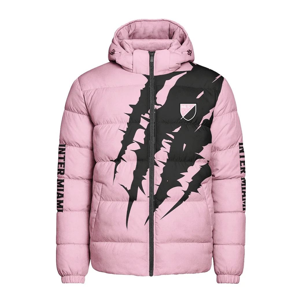Match Flow Hooded Cotton Jacket, True Supporter Winter Gear HVN1300IM - Image 2