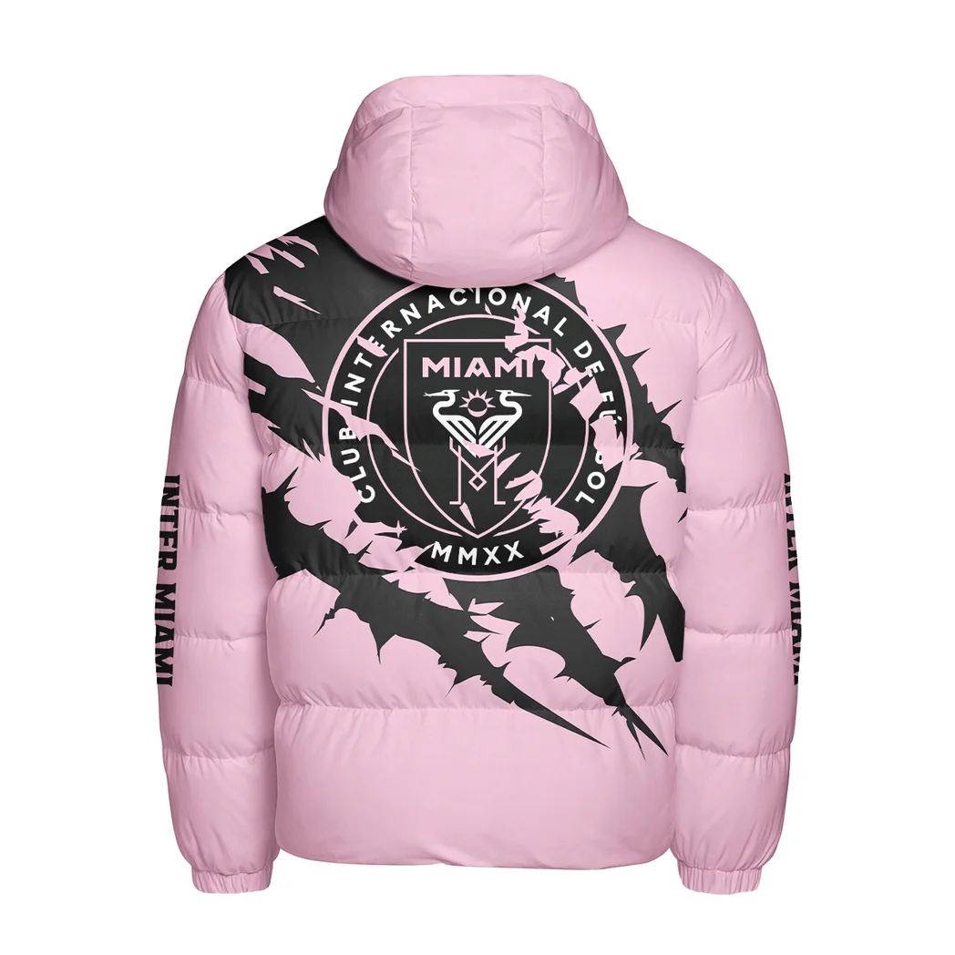 Match Flow Hooded Cotton Jacket, True Supporter Winter Gear HVN1300IM - Image 3