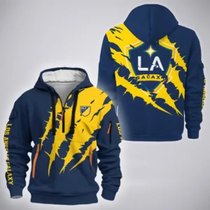 Goal Rising Hoodie Half Zip 3D, Bold Fan Hoodie HVN1300LA