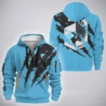 Unity Fans Hoodie Half Zip 3D, Bold Energy Hoodie HVN1300MU