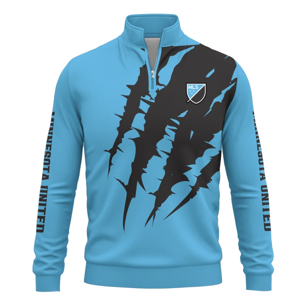 Fan Pulse Quarter-Zip Sweatshirt, Warm-Up Quarter-Zip Comfort HVN1300MU - Image 2