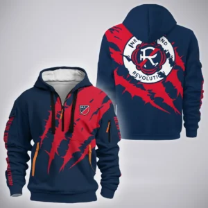 Game Pulse Hoodie Half Zip 3D, Active Supporter Half-Zip Hoodie HVN1300NE