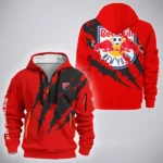 Kick Spirit Hoodie Half Zip 3D, Modern Sport Hoodie HVN1300NY