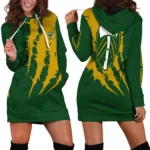 Fan Spirit Hoodie Dress, Pullover Hoodie Dress Women HVN1300PT
