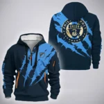 Kick Rhythm Hoodie Half Zip 3D, Supporter Style Half-Zip Hoodie HVN1300PU