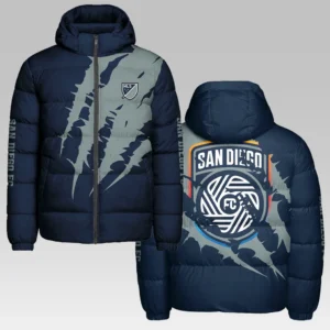 Support Vibes Hooded Cotton Jacket, Athletic Fit Fan Jacket HVN1300SD