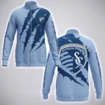 Support Beat Stand Collar Jacket, Breathable Sport Supporter Jacket HVN1300SK