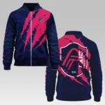 Eternal Energy Flame Bomber Jacket, Sports Bomber Jacket Custom HVN1300SL