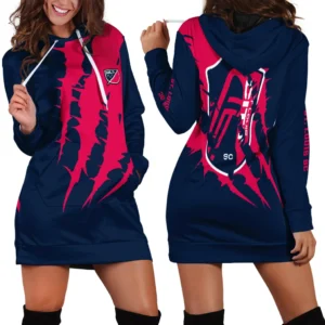 Legacy of Support Hoodie Dress, Sporty Women's Hoodie Dress HVN1300SL