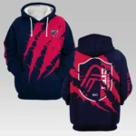 Bold Game Flame Hoodie 3D Print, Ride Ready Pullover Hoodie HVN1300SL