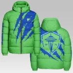 Support Core Hooded Cotton Jacket, Everyday Comfort Sport Puffer HVN1300SS