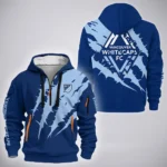 Rising Beat Hoodie Half Zip 3D, Sporty Fan Half-Zip Hoodie HVN1300VW