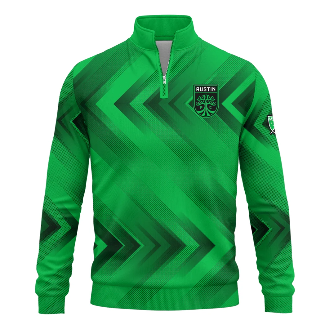 Support Beat Quarter-Zip Sweatshirt, Sport Fan Quarter-Zip Style HVN1301AF - Image 2