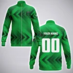 Goal Rising Stand Collar Jacket, Athletic Style Fan Spirit Jacket HVN1301AF