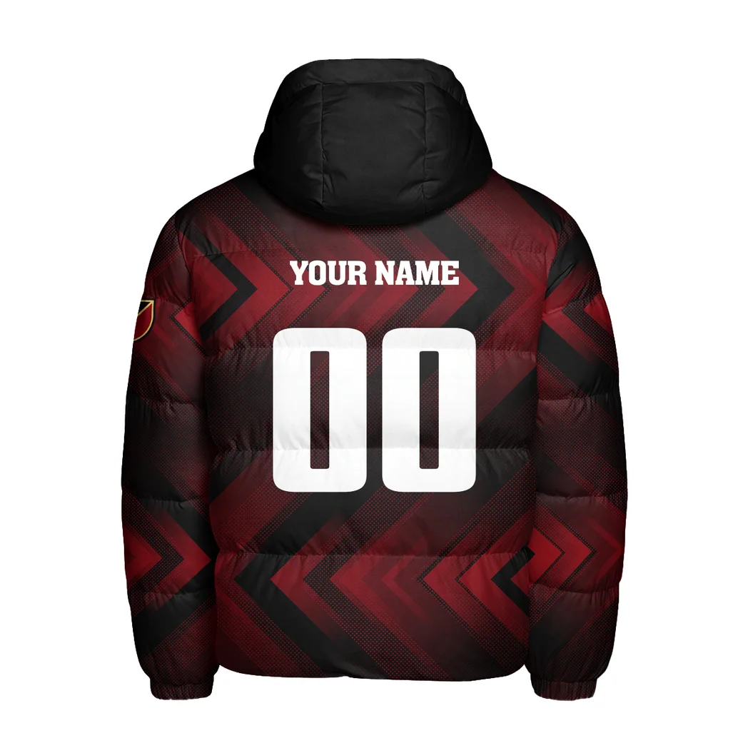 Play Vibes Hooded Cotton Jacket, Heavyweight Stadium Night Coat HVN1301AU - Image 3