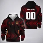 Spirit Rising Hoodie Half Zip 3D, Warm Up Hoodie HVN1301AU